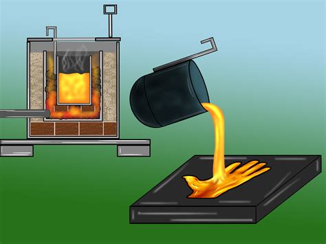 metal melting furnace plans